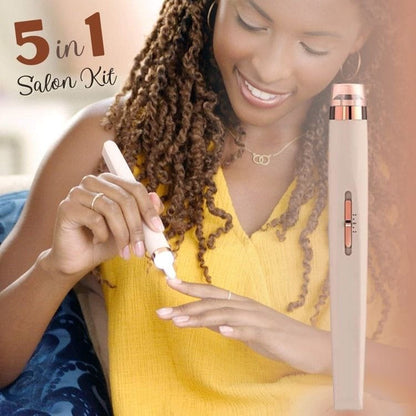 Rechargeable Salon Nails Kit Electronic Nail Filer